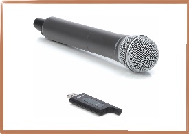 langaton mikrofoni (usb)